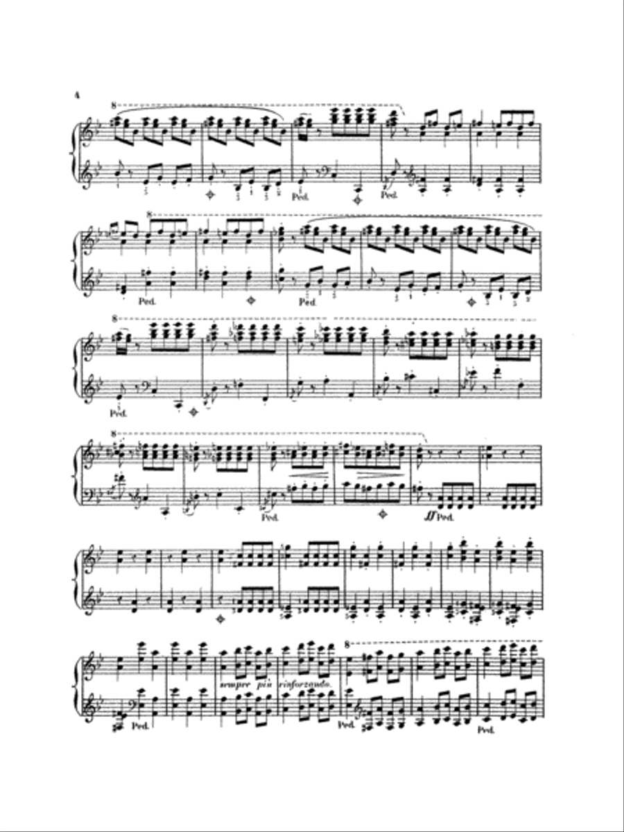Saint-Saëns: Danse Macabre (Transcr. Franz Liszt) Piano Solo scores gallery preview page 6