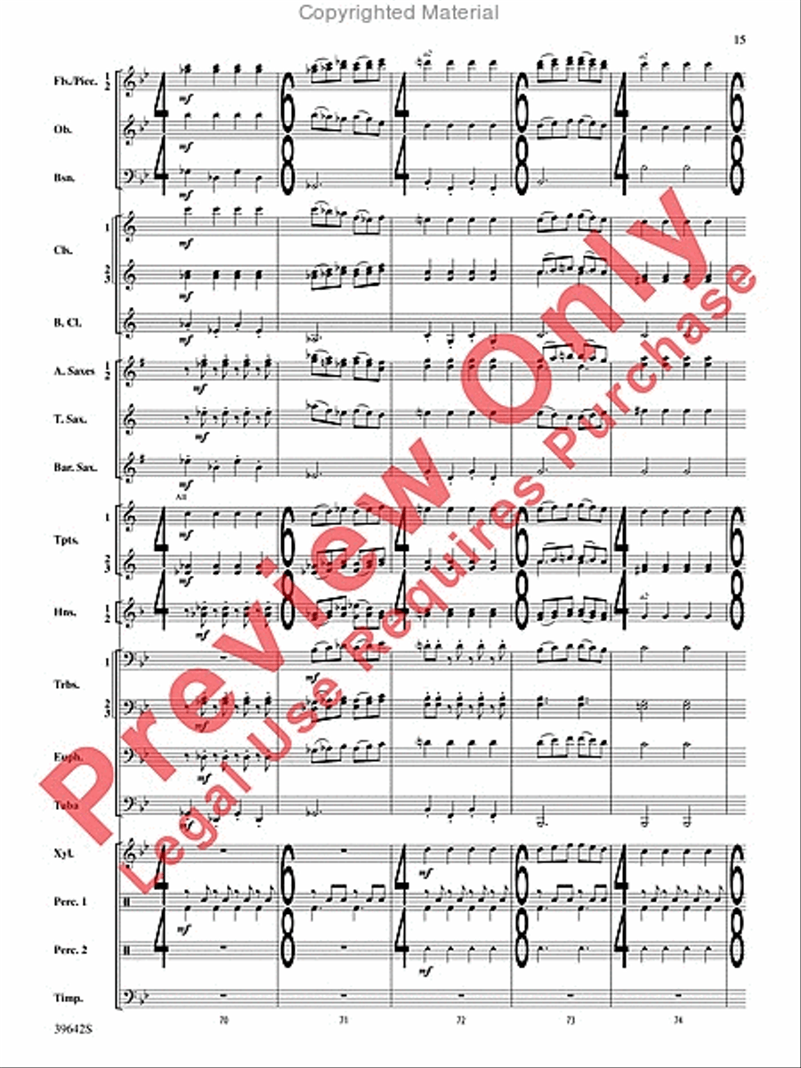 Chroma Concert Band scores gallery preview page 16