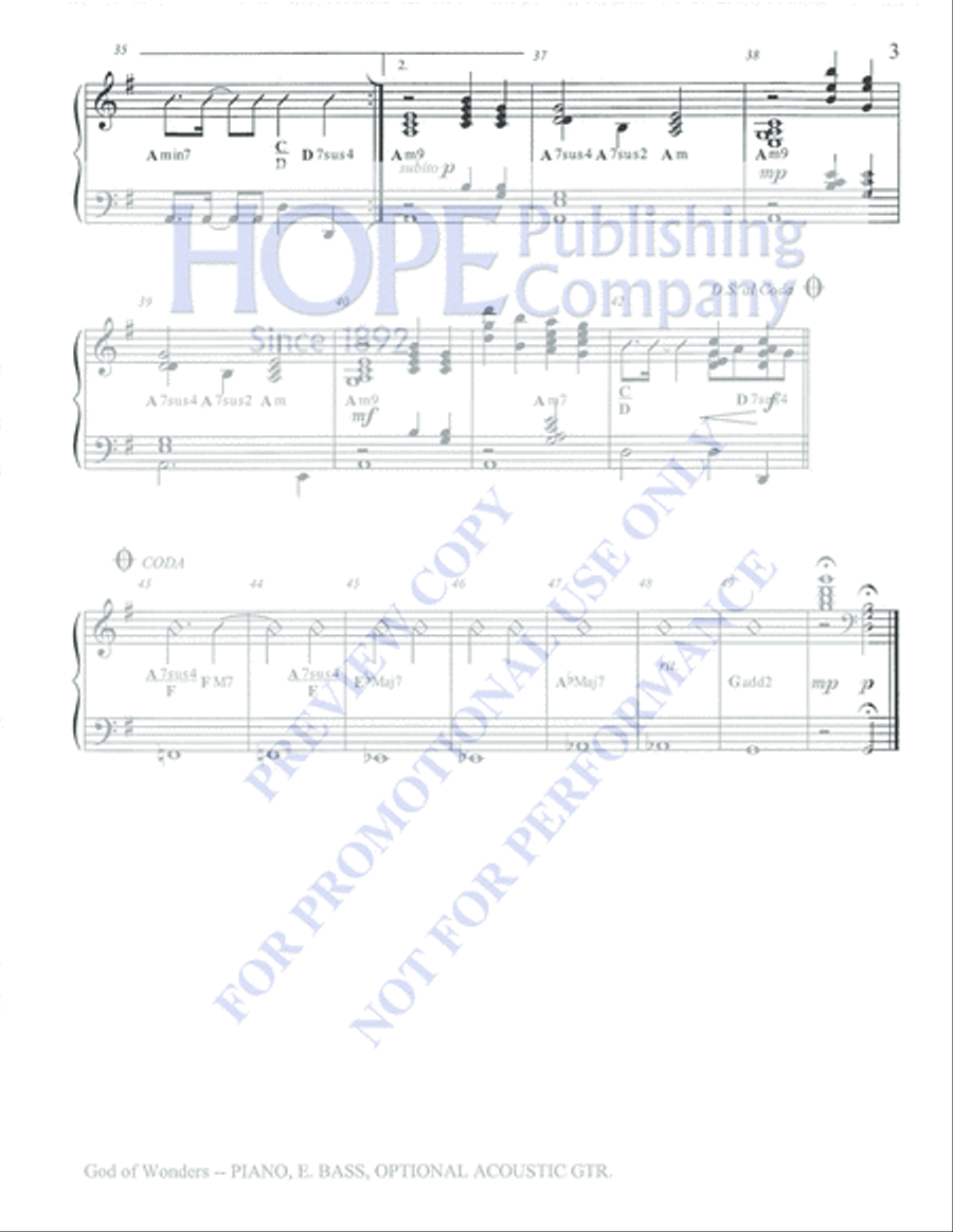 God of Wonders Choir scores gallery preview page 10