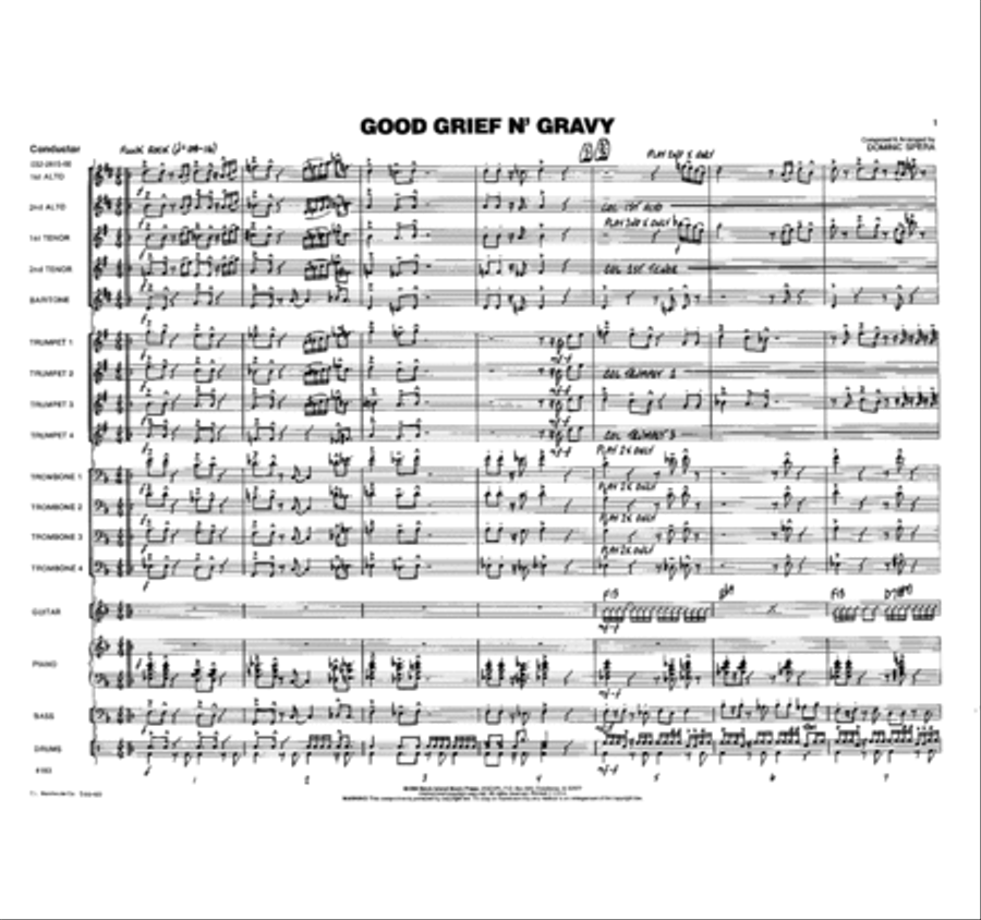Good Grief N' Gravy Jazz Ensemble scores gallery preview page 2