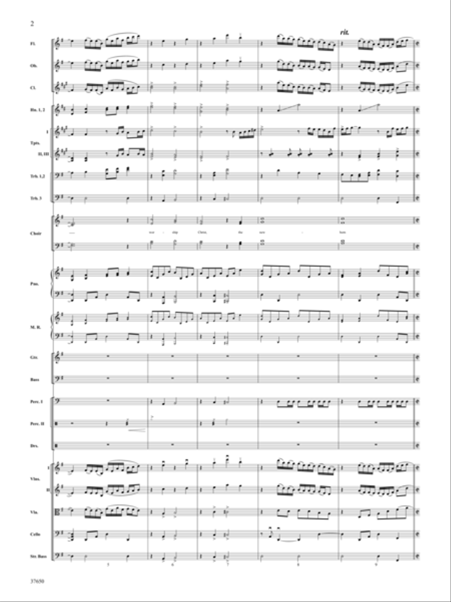 Venid Adoremos Choir scores gallery preview page 3