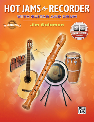 Book cover for Hot Jams for Recorder