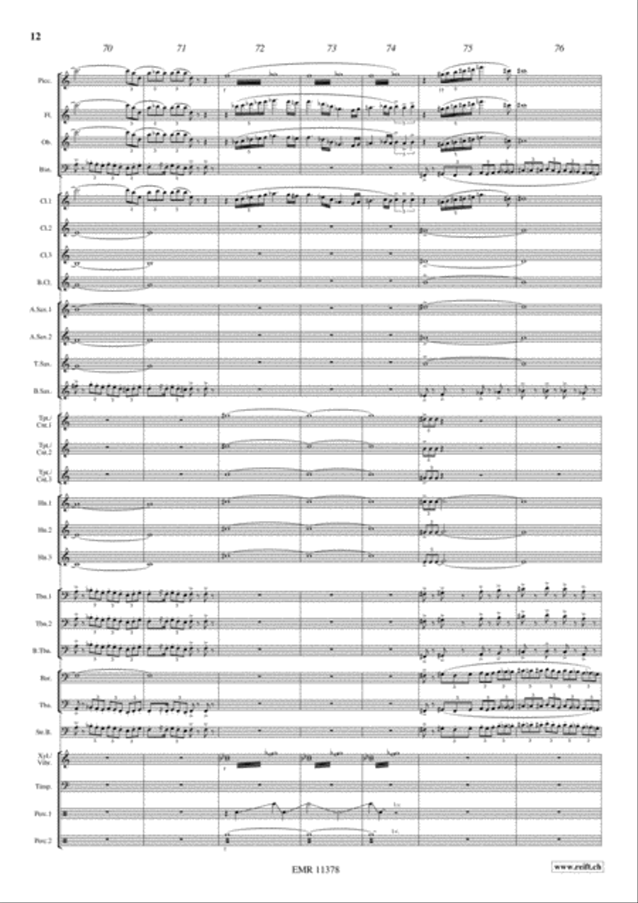 Super Mario Bros Concert Band scores gallery preview page 13