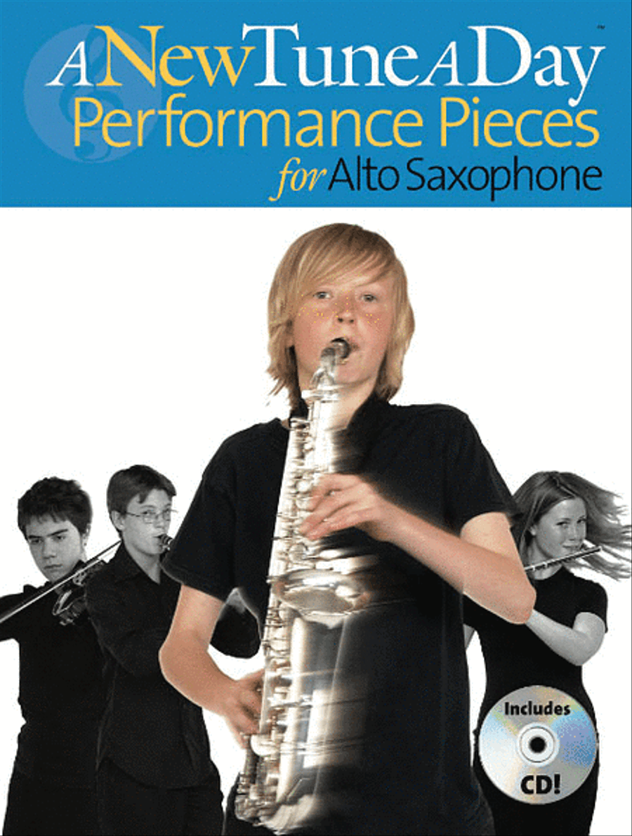 A New Tune a Day - Performance Pieces for Alto Saxophone Concert Band Methods scores gallery preview page 1