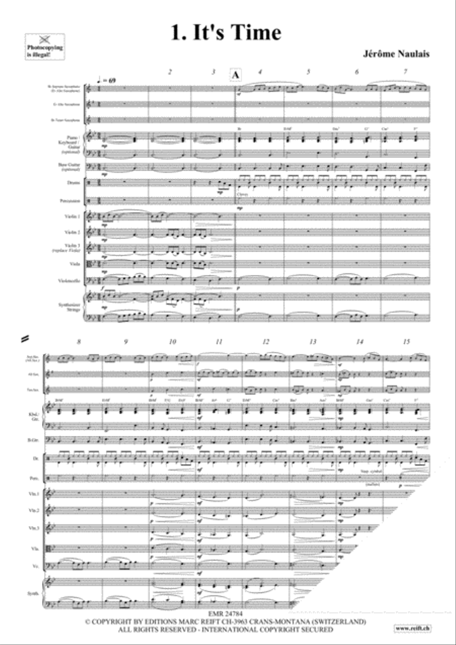 Play With Your Band Volume 3 Saxophone Ensemble scores gallery preview page 4