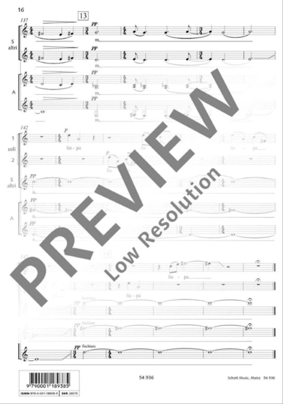 Liepa Liepa SSAA scores gallery preview page 17