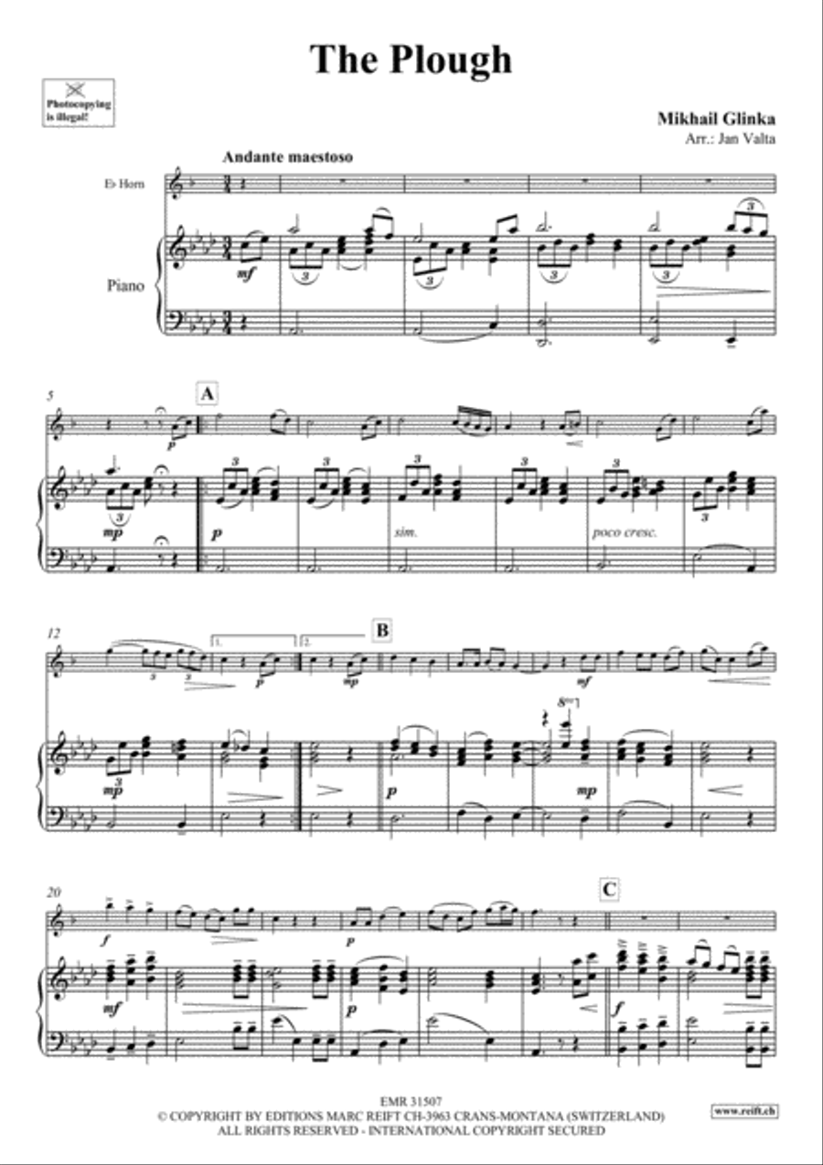 The Plough The Plough Horn scores gallery preview page 3