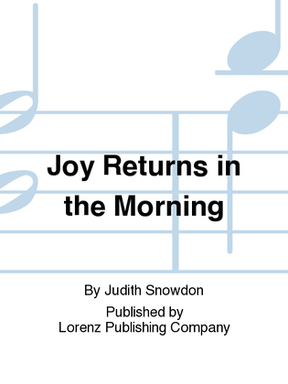 Book cover for Joy Returns in the Morning