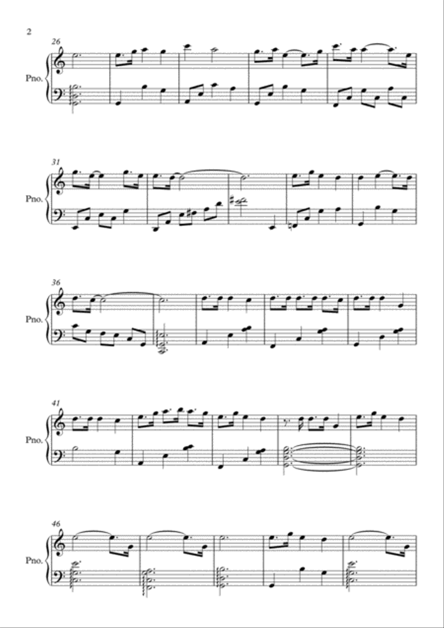 Consequences Piano Solo scores gallery preview page 2