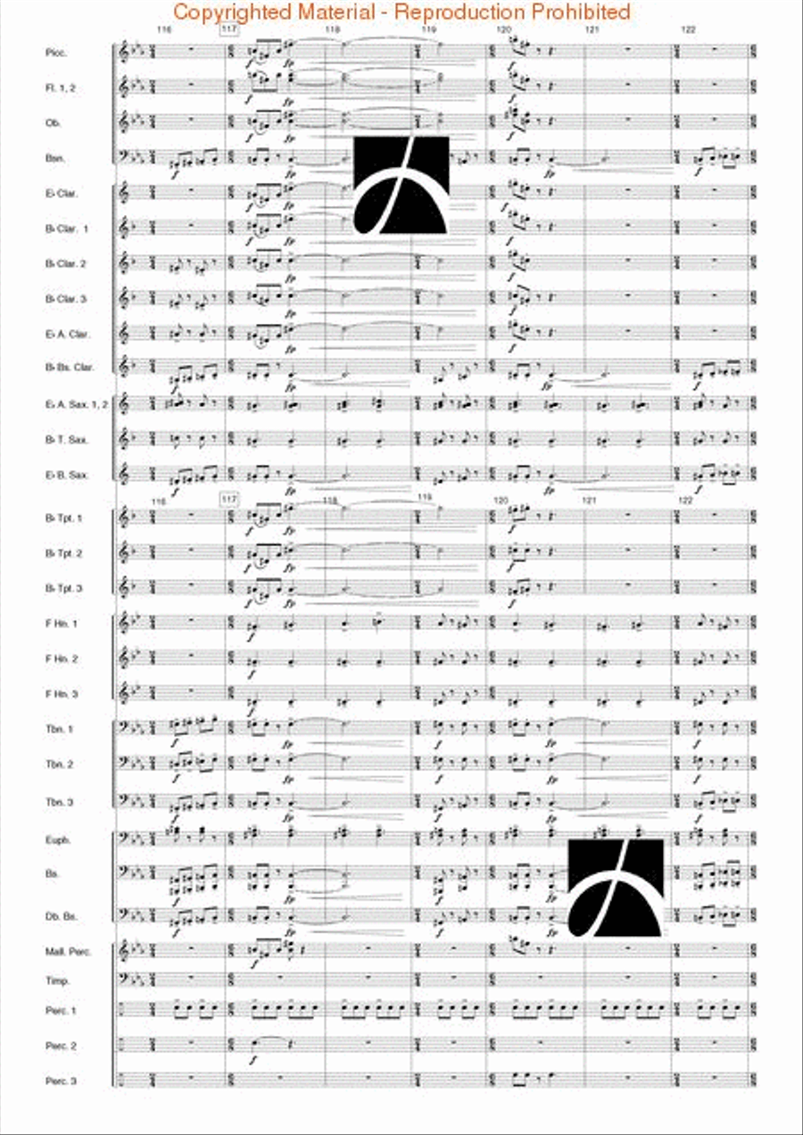 Virginia Concert Band scores gallery preview page 20