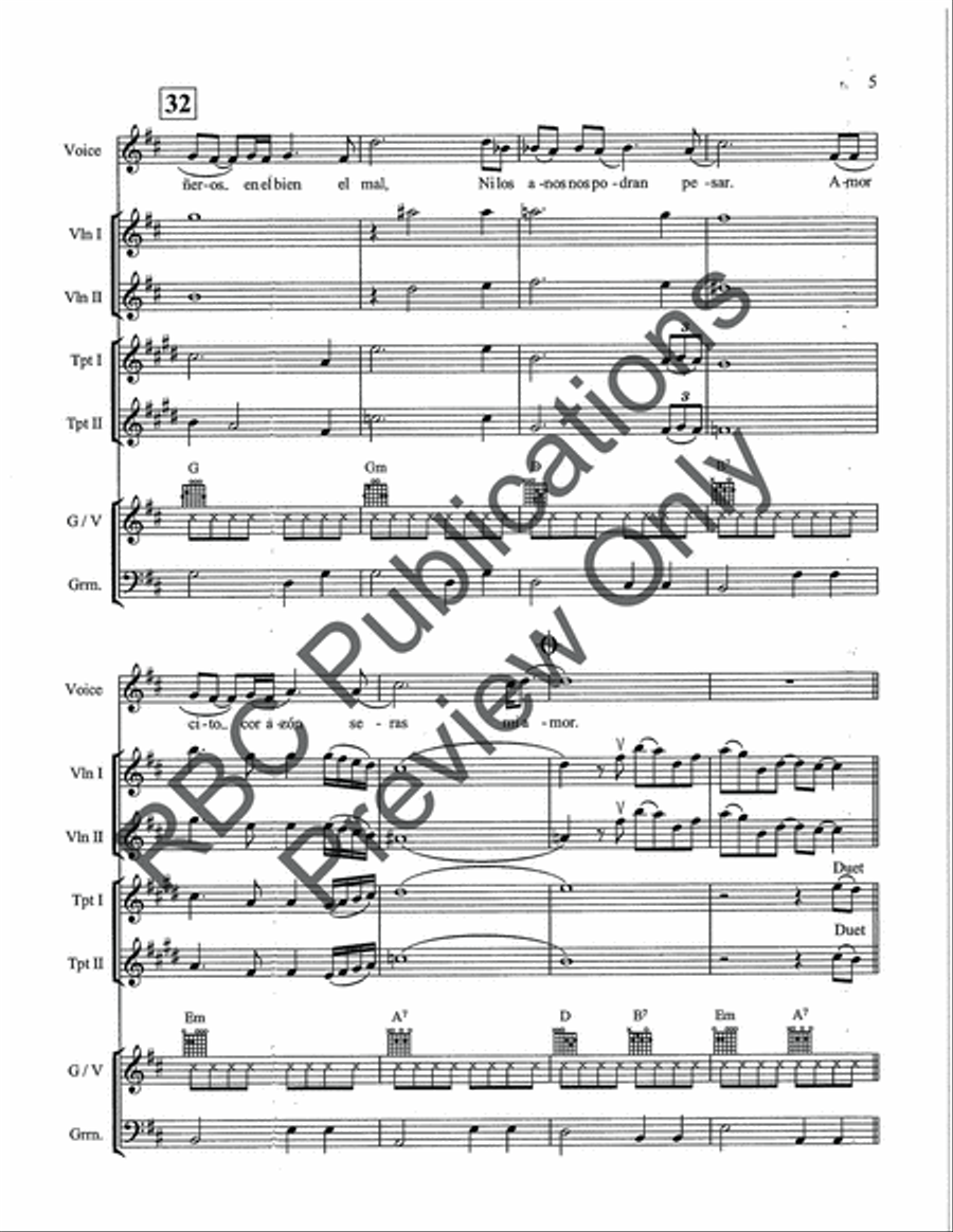 Amoecito Corazón (Score) Voice scores gallery preview page 7
