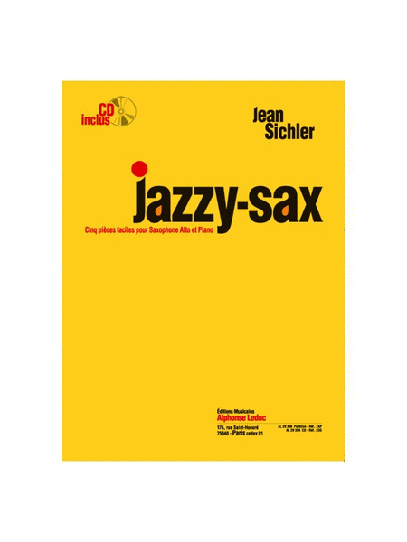 Jazzy-sax (alto Saxophone) Avec Cd Al29339