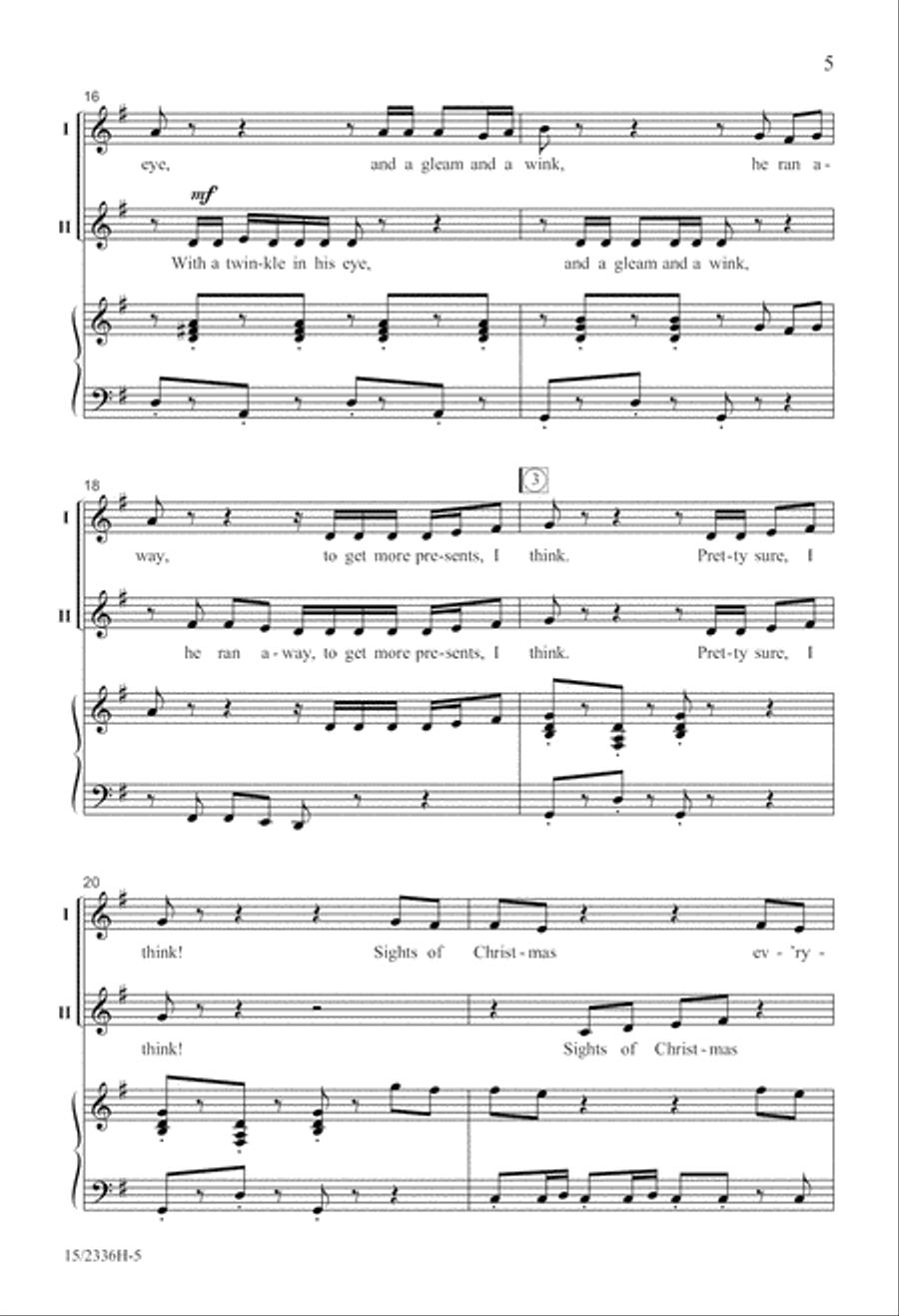Sights of Christmas Sights of Christmas 2-Part scores gallery preview page 6
