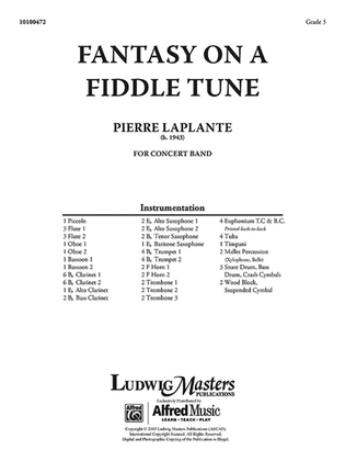 Book cover for Fantasy on a Fiddle Tune