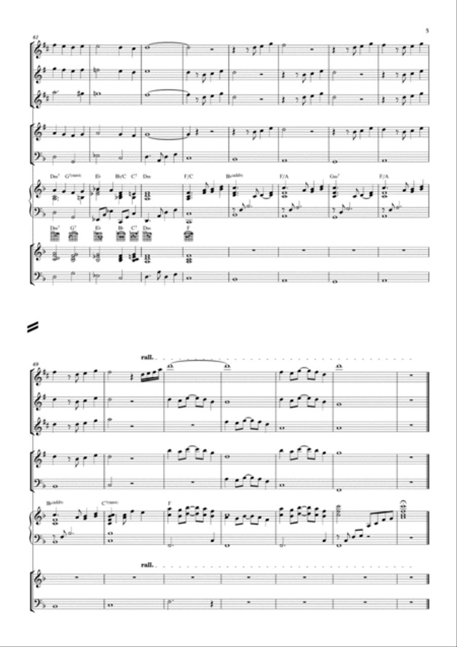 A Whole New World Concert Band scores gallery preview page 5