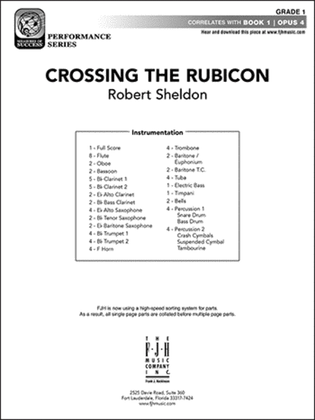 Book cover for Crossing the Rubicon
