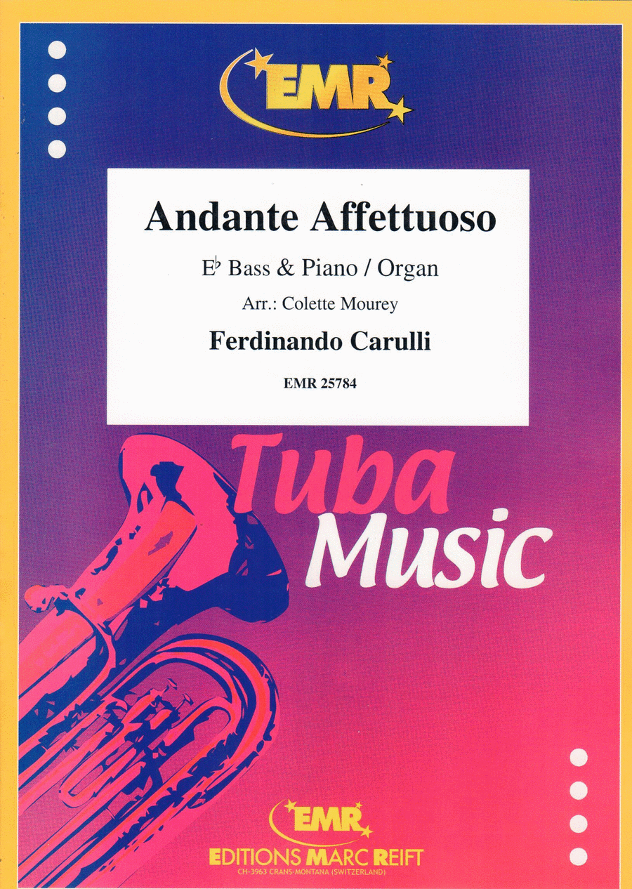 Andante Affettuoso Andante Affettuoso Organ scores gallery preview page 1