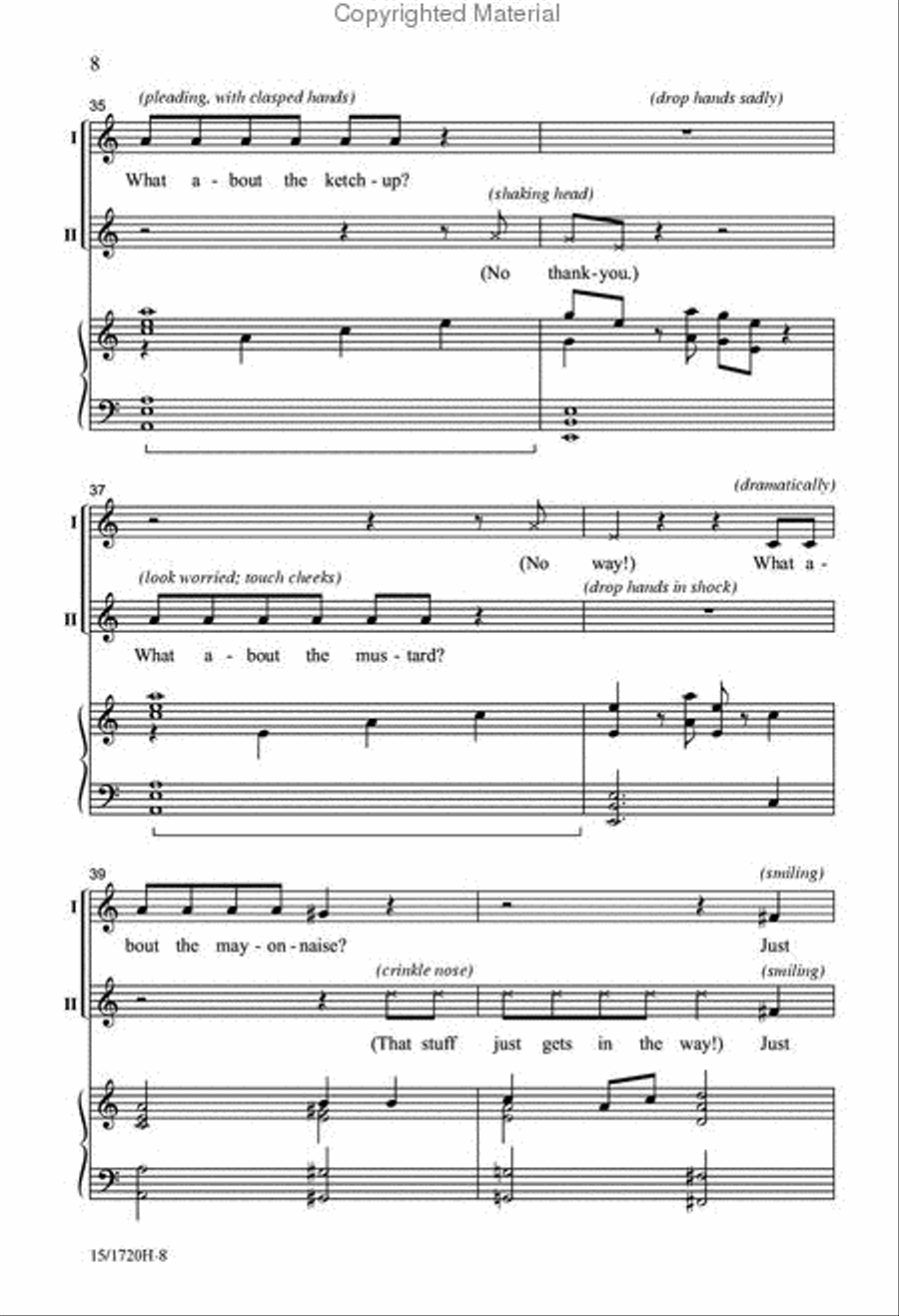 Plain Cheeseburger 2-Part scores gallery preview page 7