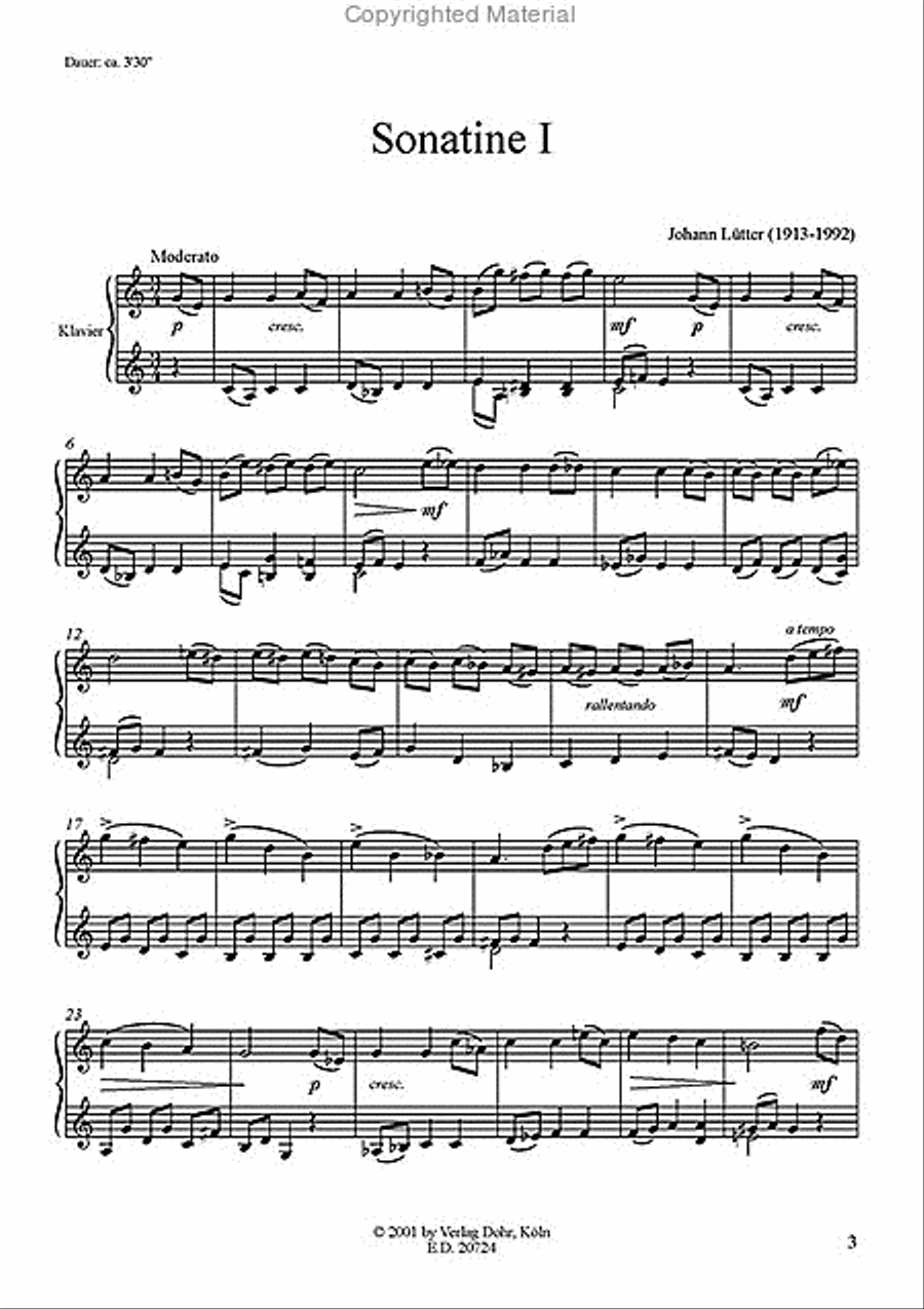 12 Sonatinen für Klavier (Heft 1: Sonatinen 1 bis 6) Piano Solo scores gallery preview page 2