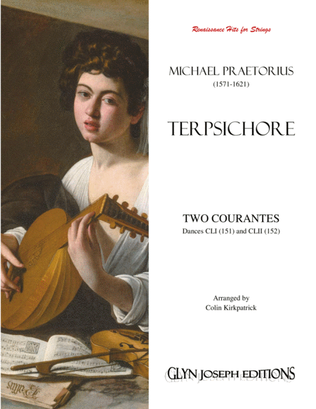Book cover for Two Courantes - Dances 151 and 152 from Terpsichore (Praetorius)