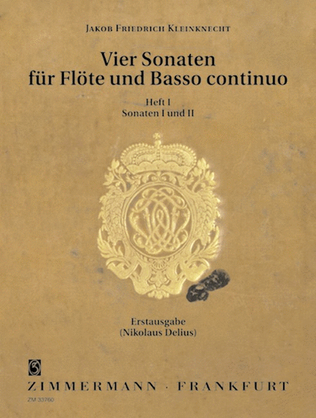 Book cover for Four Sonatas Heft 1