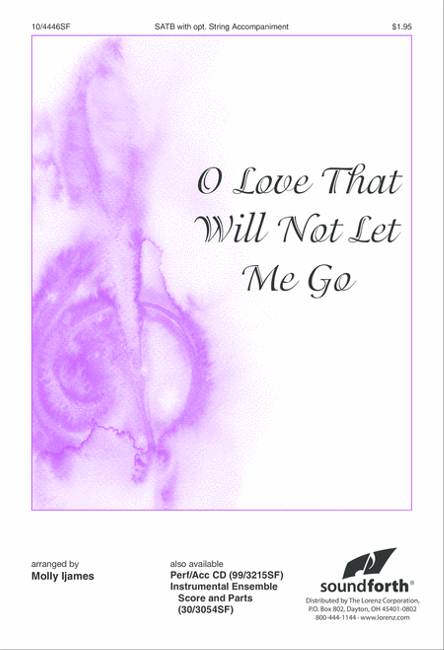 O Love That Will Not Let Me Go 4-Part scores gallery preview page 1