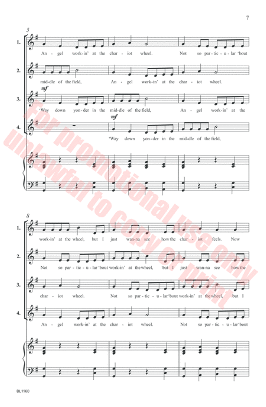 Round and Round: A Collection of Rounds for Emerging Choirs Choir scores gallery preview page 8