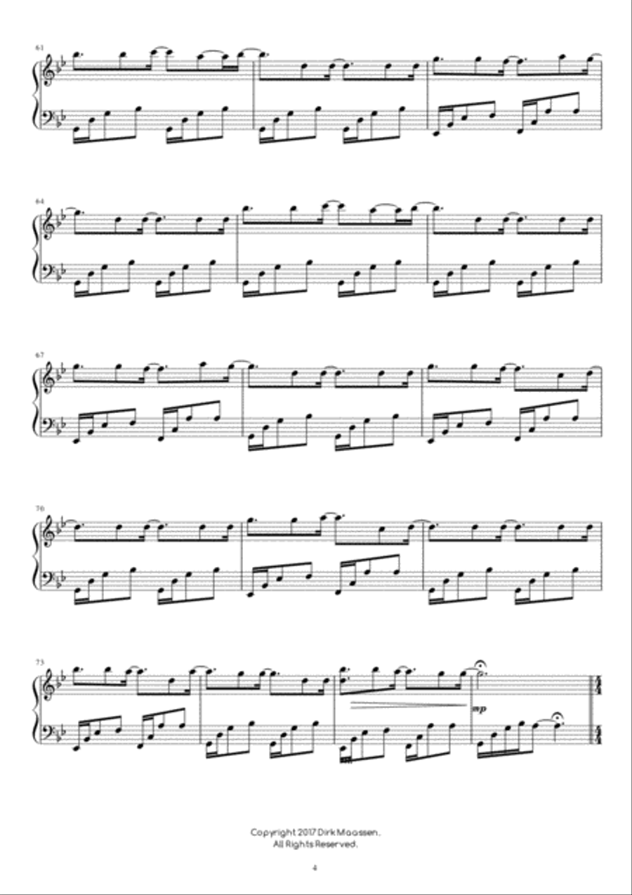 Dirk Maassen - The Sitting Room Piano Vol 1 / The Sheetbook Piano Solo scores gallery preview page 6