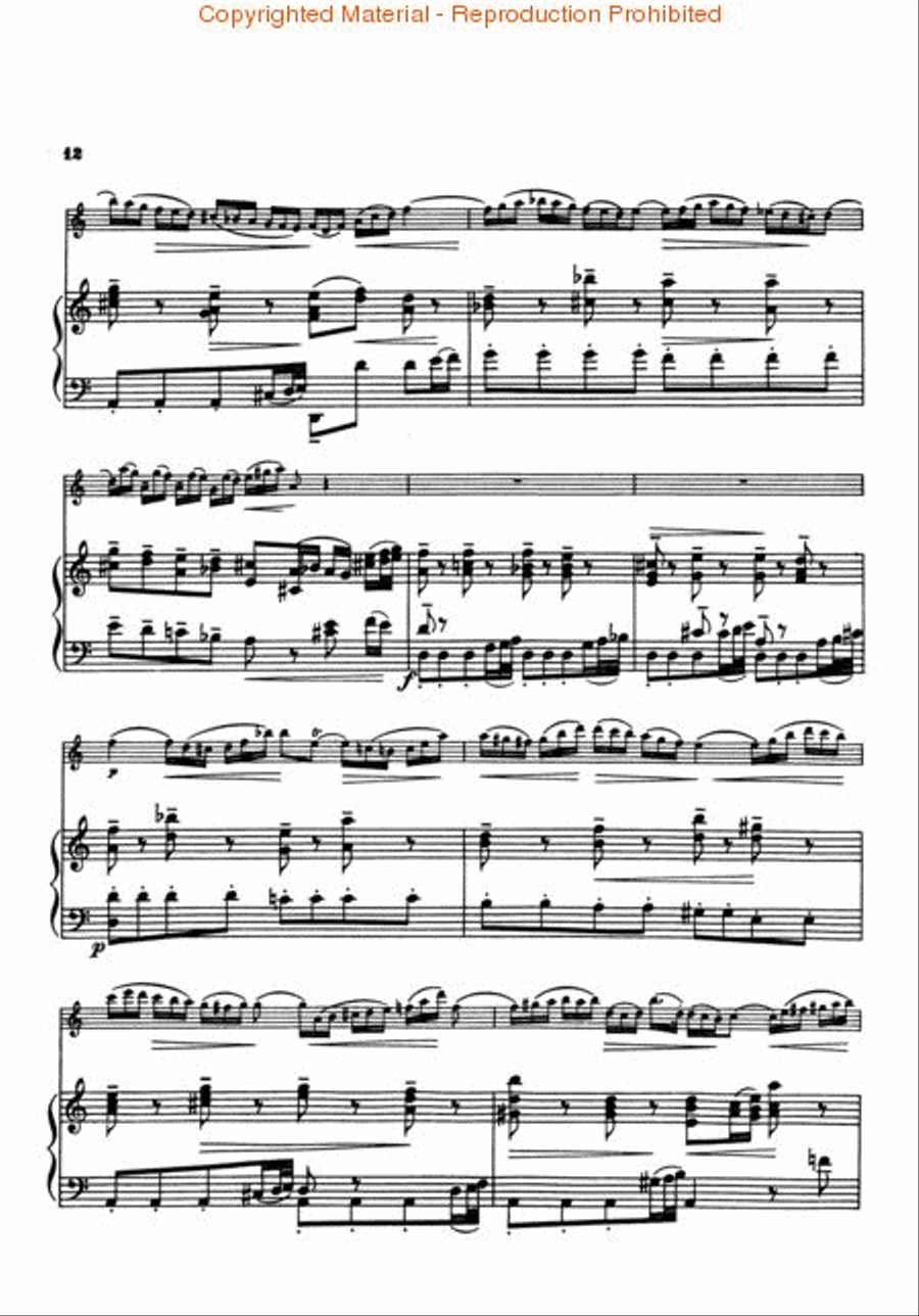 Concerto in A Minor Orchestra scores gallery preview page 3