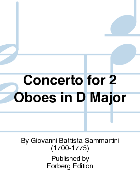 Concerto for 2 Oboes in D Major