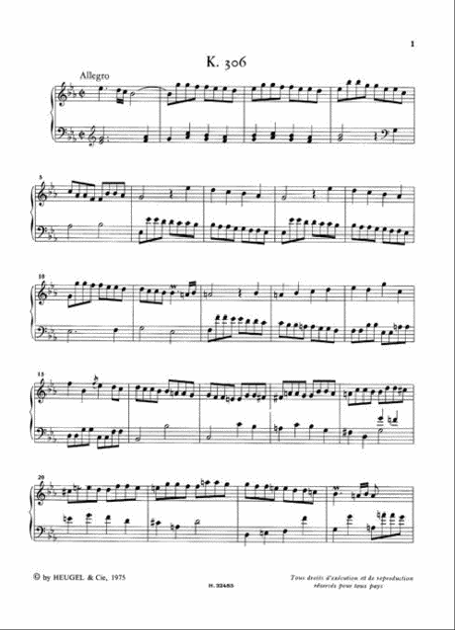 Sonates Volume 7 K306 - K357 Harpsichord scores gallery preview page 2