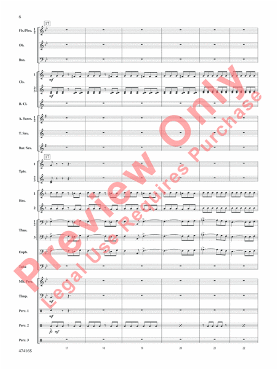 Rogue River Concert Band scores gallery preview page 7