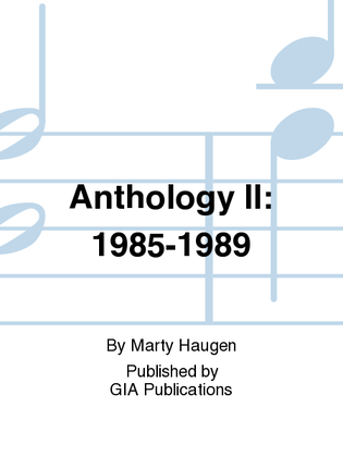 Book cover for Anthology II: 1985-1989