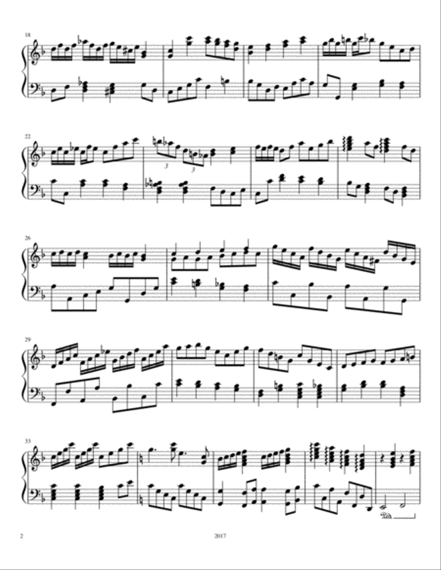 Piano Solo No. 3 Piano Solo No. 3 Piano Solo scores gallery preview page 2