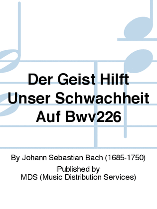 Der Geist hilft unser Schwachheit auf BWV226