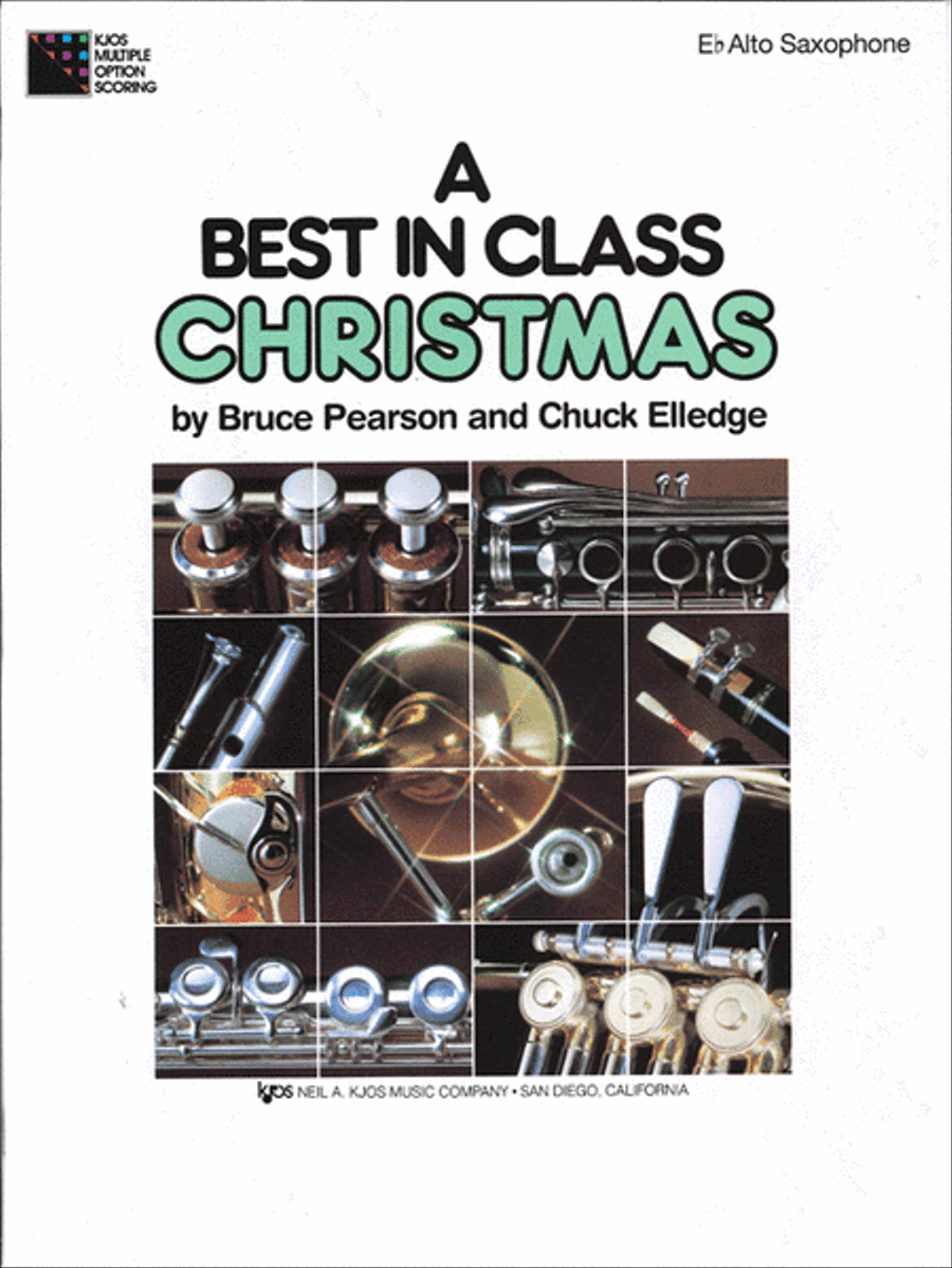 A Best in Class Christmas - Eb Alto Saxophone Concert Band Methods scores gallery preview page 1