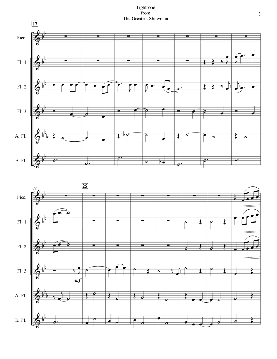 Tightrope Woodwind Ensemble scores gallery preview page 3