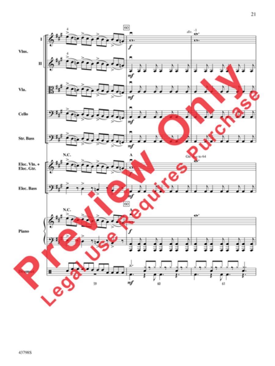 Siberian Sleigh Ride Siberian Sleigh Ride String Orchestra scores gallery preview page 15