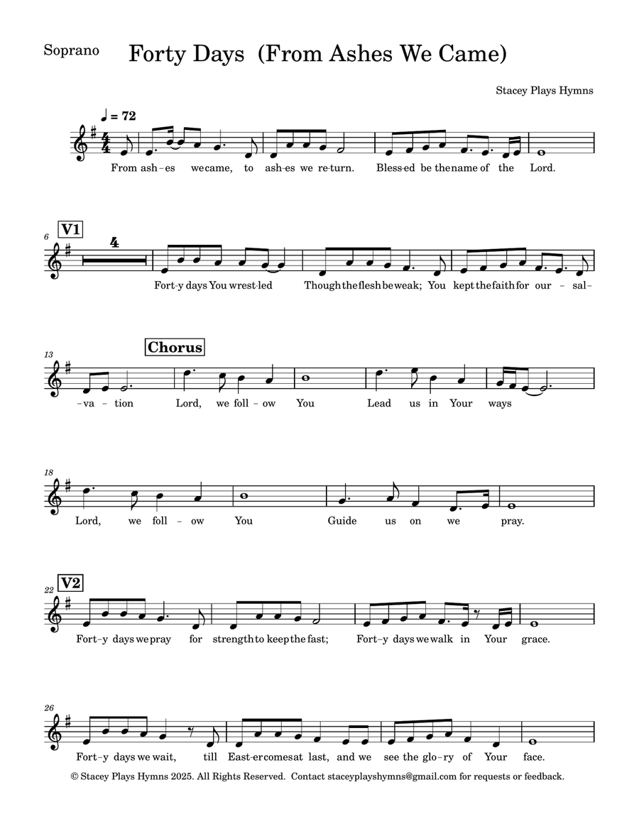 Forty Days (From Ashes We Came) - SA SA scores gallery preview page 6