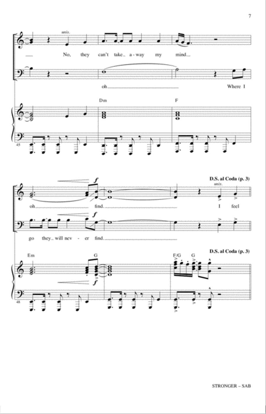 Stronger 3-Part scores gallery preview page 6