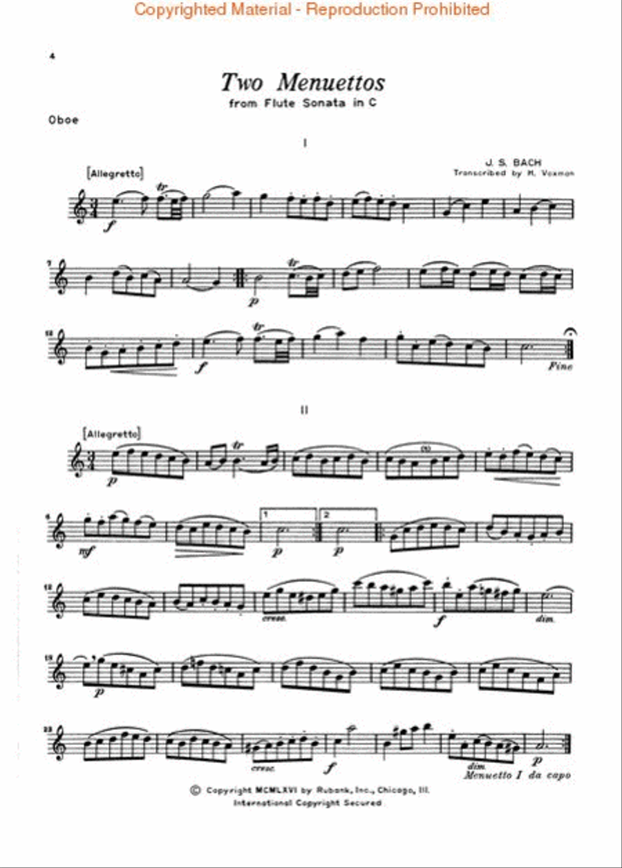 Concert and Contest Collection - Oboe (Instrumental Methods / Oboe solo part) Concert Band Methods scores gallery preview page 3