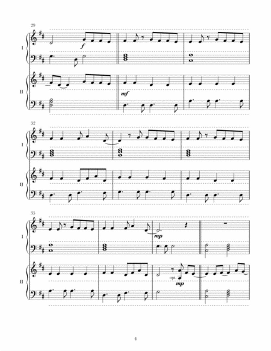 Here I Am To Worship Easy Piano scores gallery preview page 4