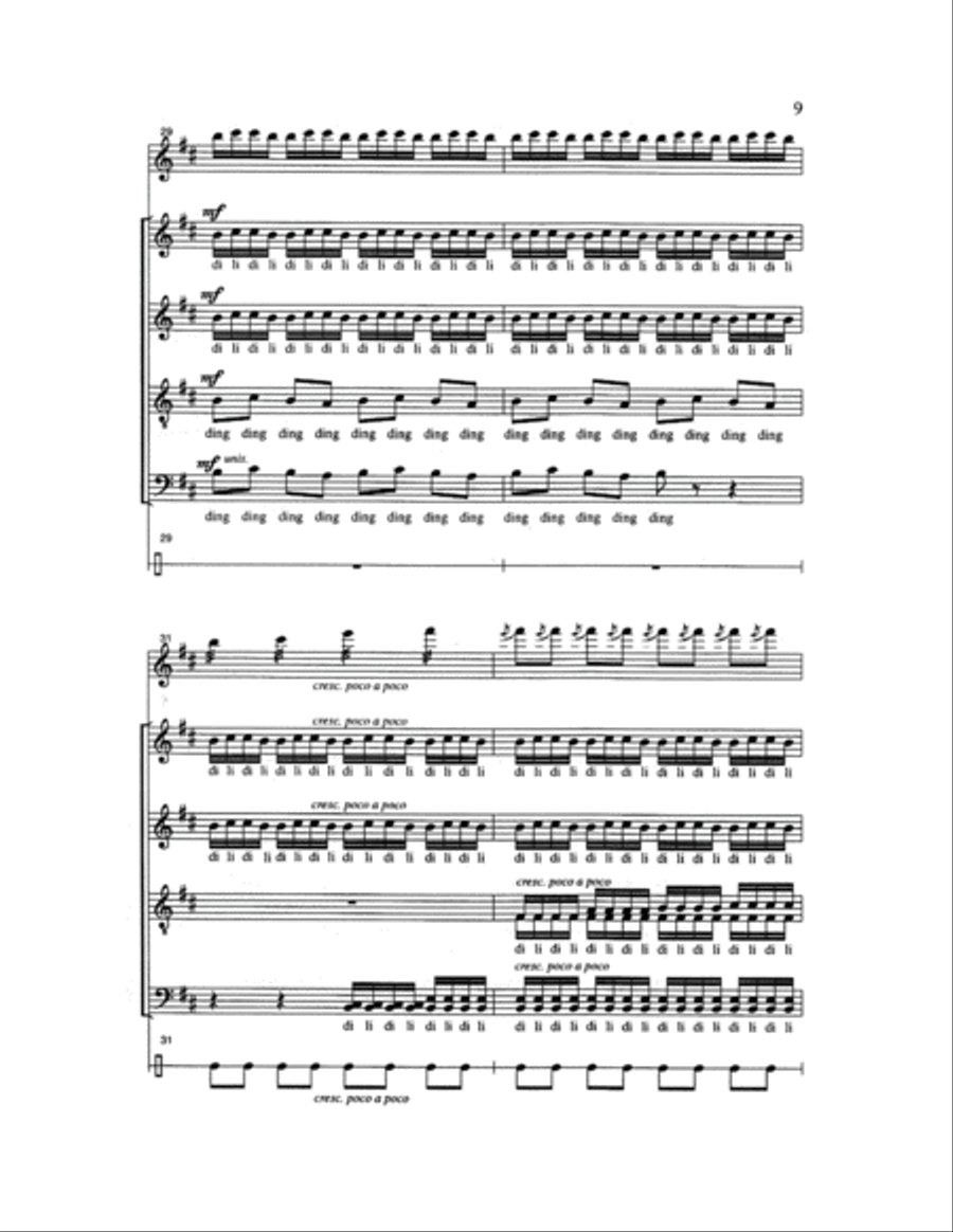 Magnificent Horses 4-Part scores gallery preview page 4