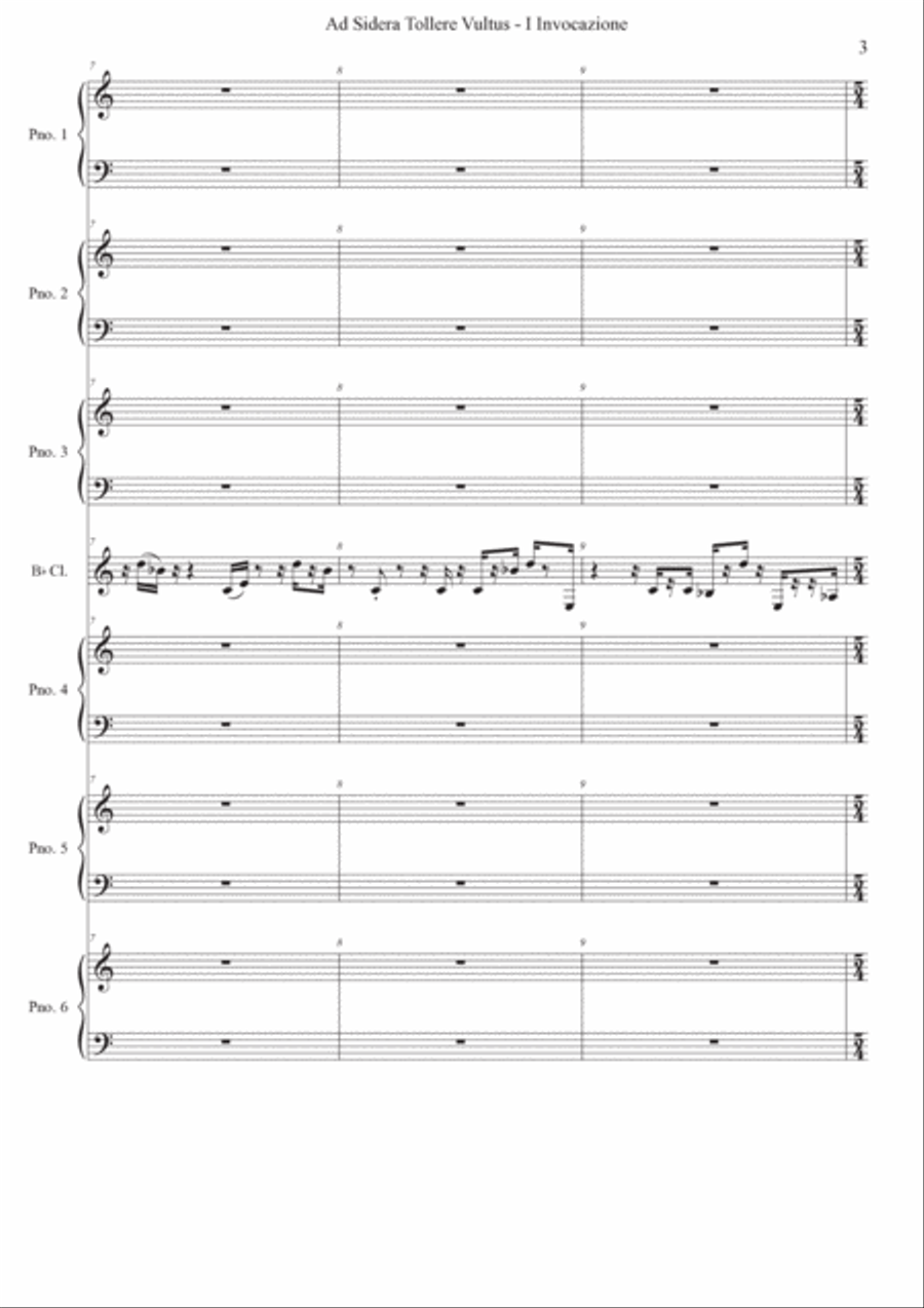 Fabrizio Festa: Ad Sidera Tollere Vultus (ES-23-027) - Score Only Score scores gallery preview page 4
