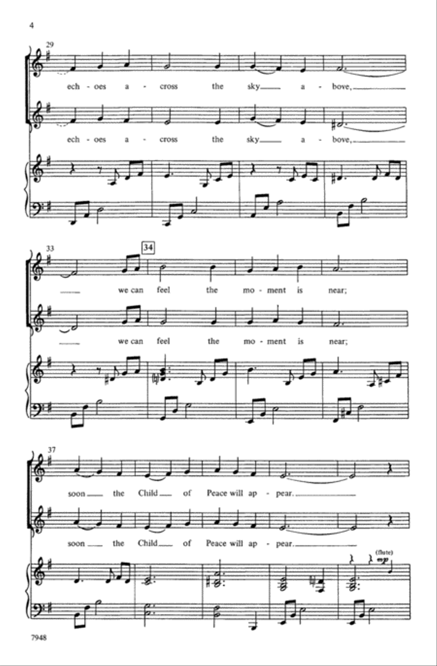 Carol for Advent 2-Part scores gallery preview page 4
