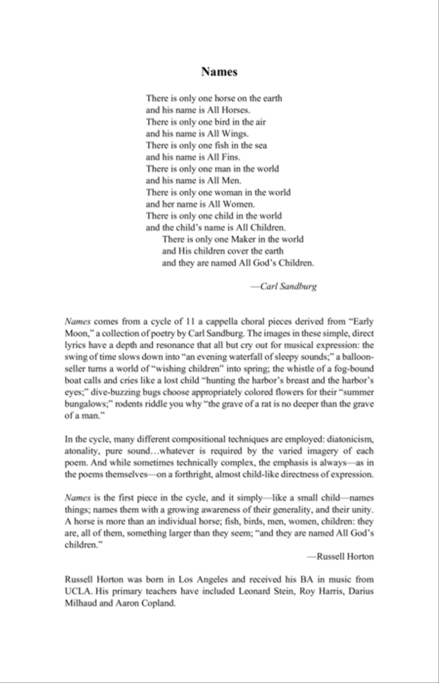 Names 4-Part scores gallery preview page 5