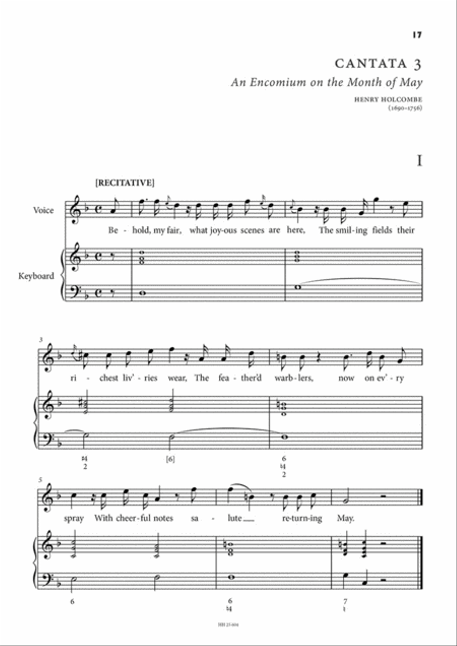 The four cantatas Voice Solo scores gallery preview page 4