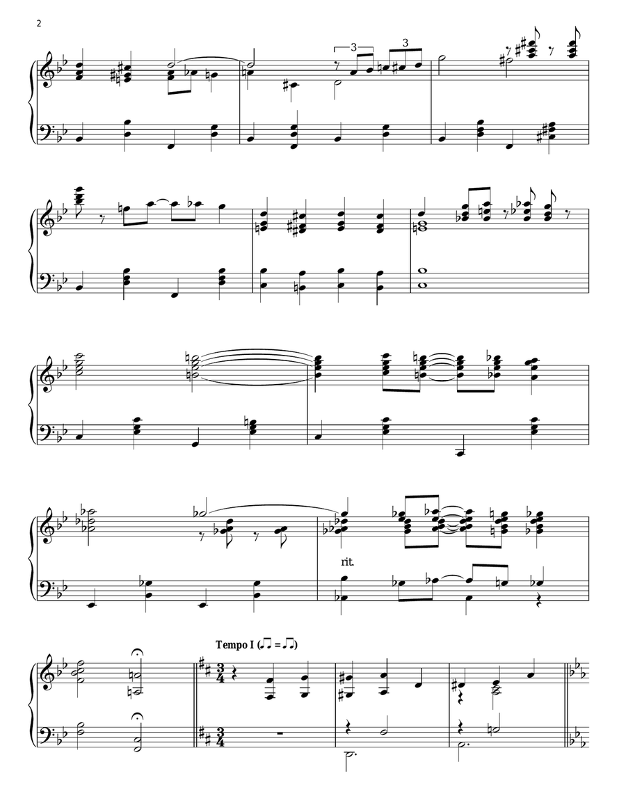 The Milanese Nightingale Piano Solo scores gallery preview page 2