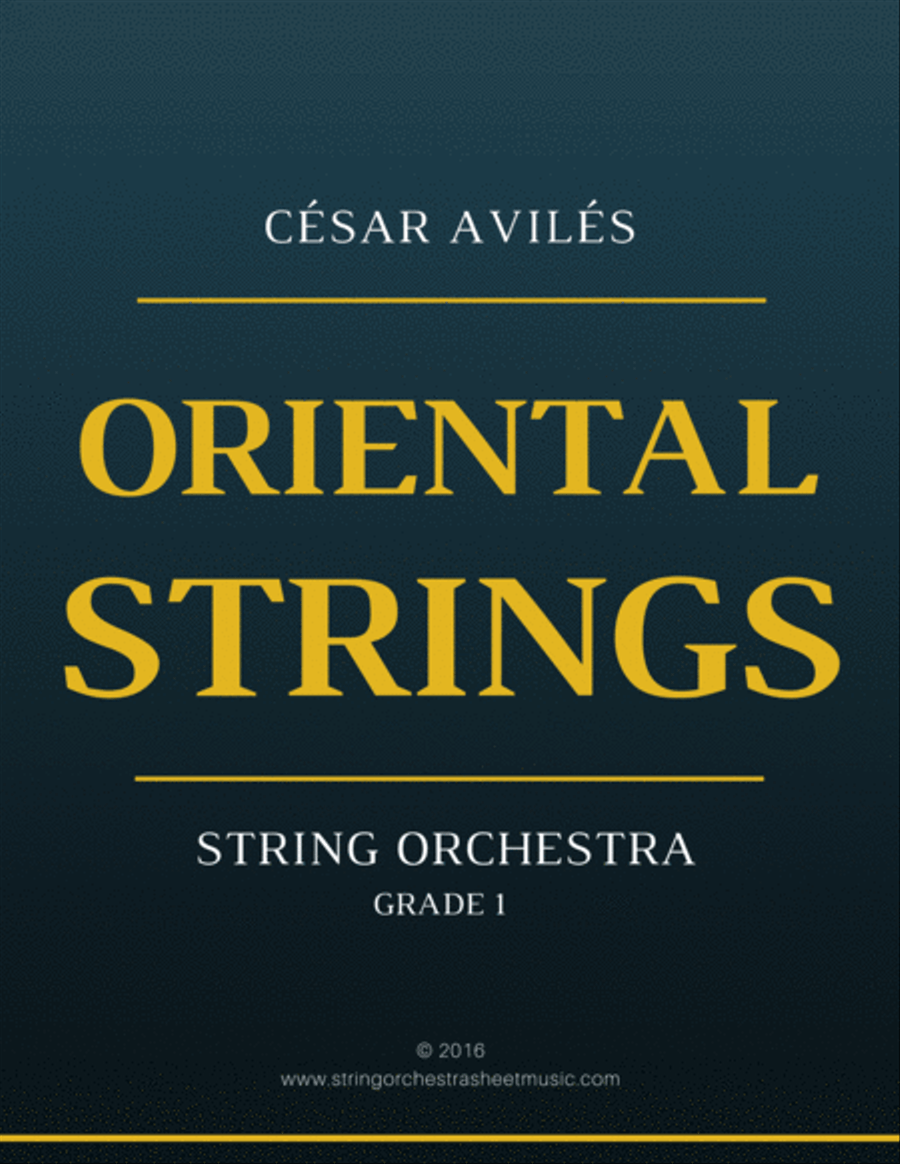 Oriental Strings String Orchestra scores gallery preview page 1