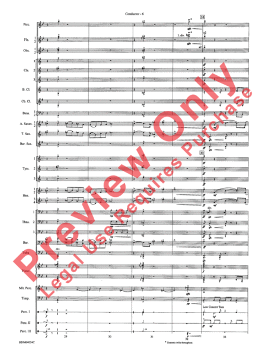 Ithaca (from The Odyssey (Symphony No. 2)) Concert Band scores gallery preview page 10